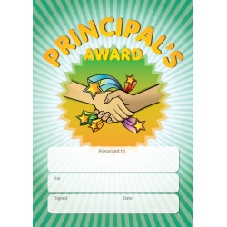 Principal's Award - A5 Generic Certificate