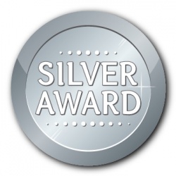 Silver Award - 25mm Sticker