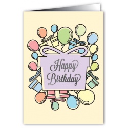 Happy Birthday Gifts - Greeting Card