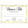 Certificate A6 - Border H (Design 4L)
