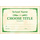 Certificate A7 - (Design S)