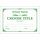 Certificate A7 - (Design S)