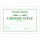 Certificate A7 - (Design S)