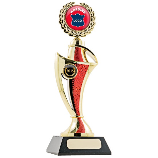 Trophies & Plaques :: Twist Trophy - Red/Gold