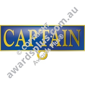 Name Badges & Pins :: Title Badges :: Captain Badge